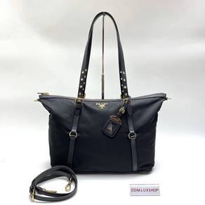 99% New Prada Tessuto Saffiano Nylon Tote Bag