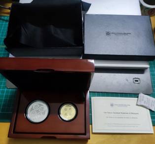 Malaysia CSM Koperasi Silver proof coin set of 2