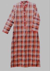 Pacific Exclusive red chekered jubah