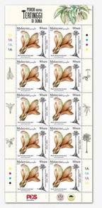 Mint Stamp Sheet Pokok Tertinggi Malaysia 2020