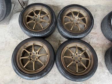 Rim ce28 dark bronze 16 inch tayar toyo 80%