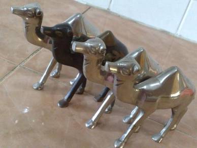 Unta tembaga decor brass camel 4