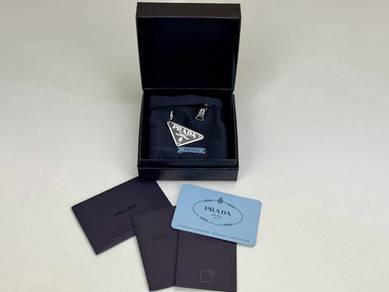 Prada 1JO977 Symbole Pendant Left Earring