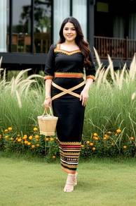Blouse Borneo Set (Blouse+Skirt)