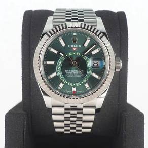 Brand New May 2026 Rolex Sky Dweller Mint Green