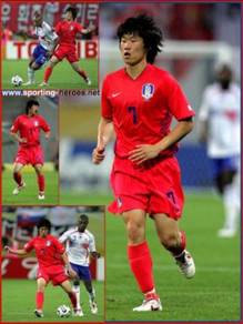 Rare jersey KOREA HOME PARK JI SUNG 7 2006