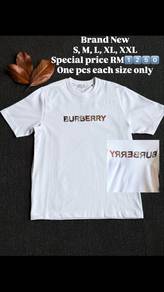 Authentic Burberry Checkered Logo Tee NEW S M L XL