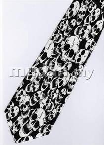 Halloween Skull Punk Rock Fancy Novelty Neck Tie