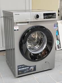Toshiba front load hot washer mesin basuh 9.5k