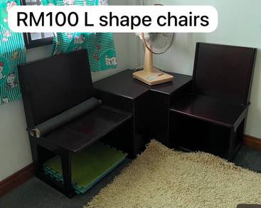 L shape chairs