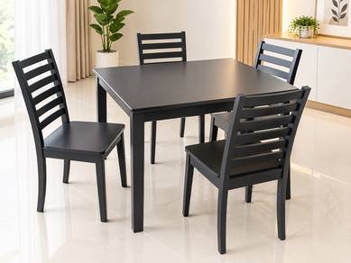 Black Dining Set