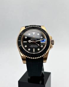 Custom Seiko Mod 40mm Rose Gold Yachtmaster v2