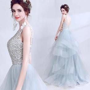 Ruffle wedding bridal prom dress gown RB0376