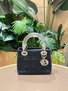 Christian Dior Cannage Mini Lady Dior Top Handle