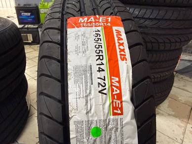 Tayar baru 165 55 14 maxxis Thailand new Tyre 2025