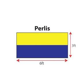 Bendera Perlis (Polymesh) 3 x 6ft