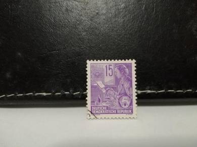 1953 Germany Stamp Teleprinter Operator
