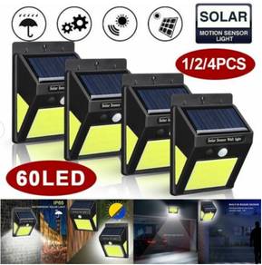 4PCS x 60COB LED LiGHT SOLAR SENSOR WALL LAMP 🔥