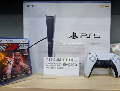 Used PS5 Slim 1TB Disk, sebulan Warranty