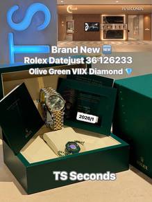 Rolex Datejust 36mm 126233 Green Roman Diamond