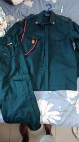 Kadet Remaja Sekolah (KRS) uniform shirt and acces