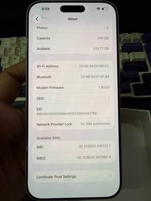 Iphone 17 Pro Max 256gb Silver (Fullset)