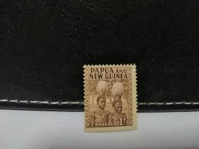 1952 Papua New Guinea Stamp Native People