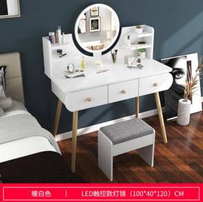 White Cosmetic dressing table meja desk make up 1