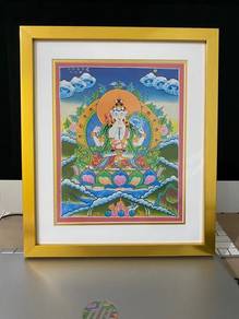Four-Arms Guanyin Bodhisattva Thangka (from Nepal)
