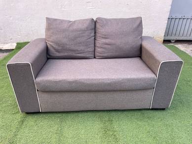 YE66K1 Kerusi 5 Feet 2 Seater Sofa Fabric Grey