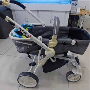 Stroller 2in1 sweetcherry