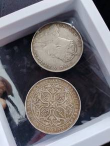 British 1 Dollar King Edward Settlement 1907