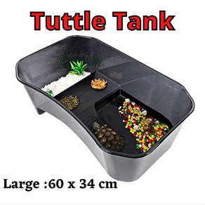 Large Turtle Kura Kura Aquarium Tank Large Black