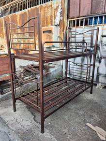 heavy-duty double decker bed frame