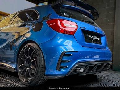 Mercedes w176 A45 amg facelift Carbon diffuser
