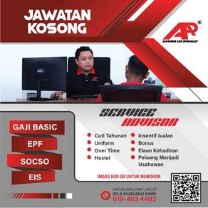 Service Advisor (SA) di bengkel kereta di senawang