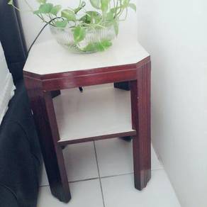 Antique wooden stool (solid)