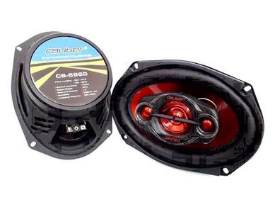 Caliber 6'' x 9'' 4-way coaxial speaker, 500 watts