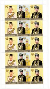 Mint Setenant Sheet Agong XVI Malaysia 2019