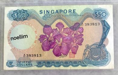 Singapore $50 Orchid Series – Hon Sui Sen