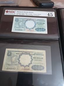1959 Malaya one dollar  2pc