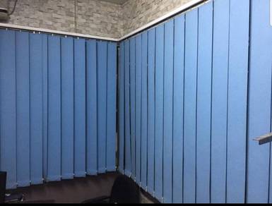 LANGSIR MENEGAK l vertical blind curtain install