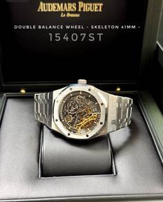 AP Royal Oak skeleton 41mm double balance 15407ST