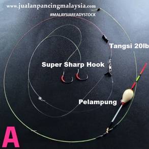 SKYGITZ MALAYSIA Perambut kolam Udang Harimau hook