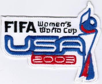 2003 4th USA FIFA Women World Cup Football Patch