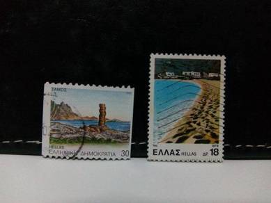1979/92 Greece Stamps, Places