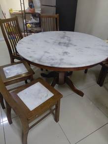 Marble Top Dining Table
