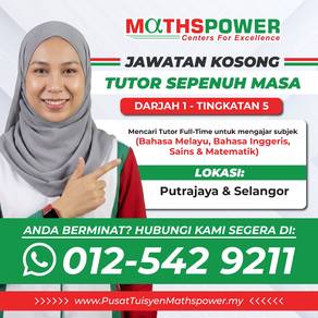 Guru Subjek BM,BI,MT,SN (Sepenuh Masa)