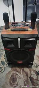 speaker bluetooth karaoke 8"