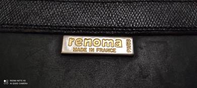 Mens Vintage RENOMA leather clucth made in FRANCE